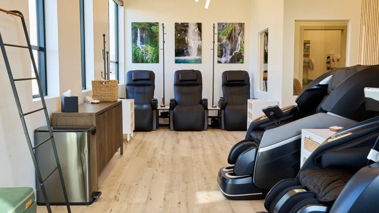 Reclining chairs and massage chairs for IV Therapy in Heber Utah